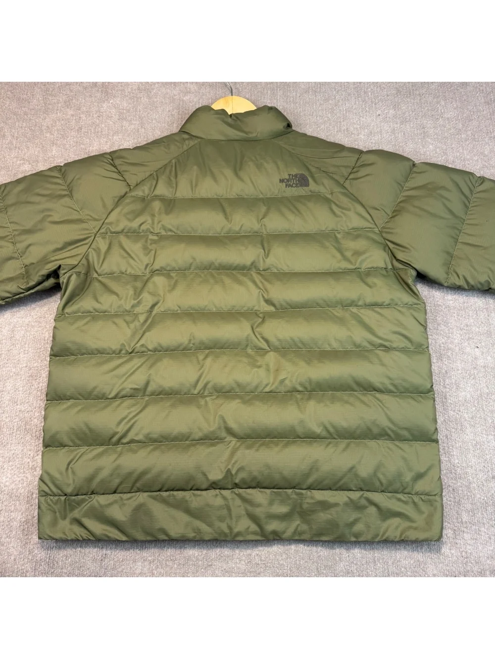 The North Face Men's Aconcagua Down Puffer Jacket Olive Green Size XL